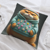 かわいい猫のぬいぐるみクッションカバー - OkOmall