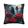 Housse de coussin en peluche Jardin de rêve - Okomall