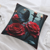 Housse de coussin en peluche Jardin de rêve - Okomall