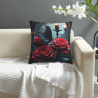 Housse de coussin en peluche Jardin de rêve - Okomall