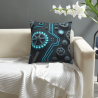 Housse de coussin texture circuit cyberpunk - Okomall