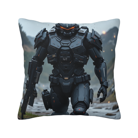 Taie d'Oreiller en Peluche Guerrier du Futur - Okomall