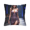 Fodera per cuscino in peluche con motivo di bellezza alla moda - 18x18 pollici | OKOMALL