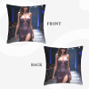 Fodera per cuscino in peluche con motivo di bellezza alla moda - 18x18 pollici | OKOMALL