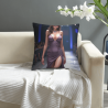 Fodera per cuscino in peluche con motivo di bellezza alla moda - 18x18 pollici | OKOMALL