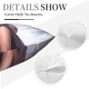 时尚美人毛绒抱枕套 - 18x18英寸 | OKOMALL