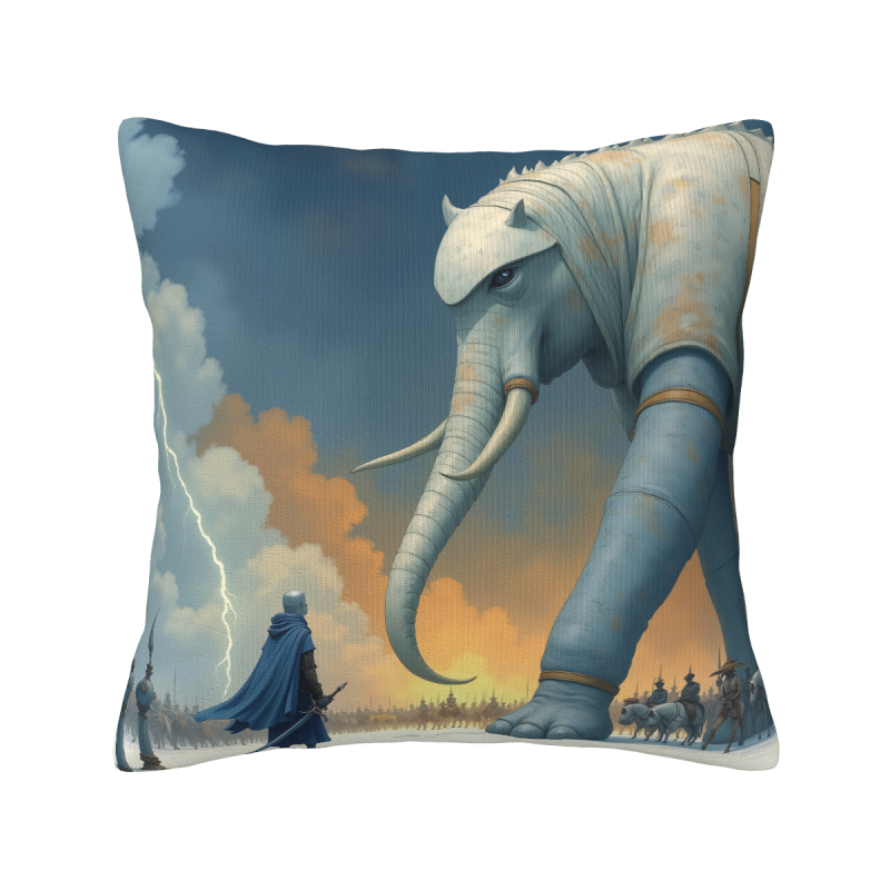 Housse de coussin Chevalier Hippique - Okomall