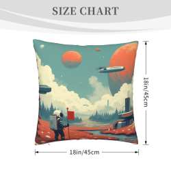 Coussin décoratif en velours 'Promenade étoilée' - Okomall