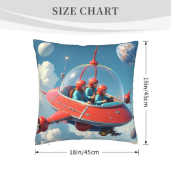 星際探險家毛絨抱枕套 - Okomall
