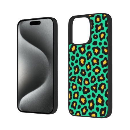 豹纹iPhone 15 Pro/Pro Max手机壳 - okomall