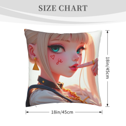 Funda de cojín de felpa de estilo Lolita - Okomall