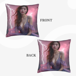 Funda de Almohada de Peluche 'Dreamy Girl' - okomall