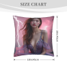 Dreamy Girl Plush Pillow Cover - okomall