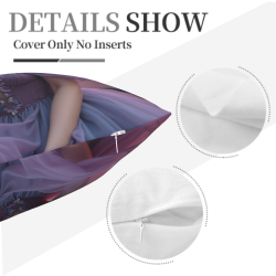 Dreamy Girl Plush Pillow Cover - okomall