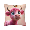 Housse de coussin en peluche vache mignonne - Okomall