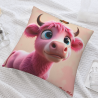 Cute Little Cow Plush Pillow Cover - Okomall