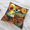 Psychedelic Forest Plush Pillow Cover - Okomall Home Decor