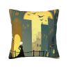 Dream City Plush Pillow Cover - Okomall