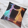 夢幻女性圖案毛絨抱枕套 - Okomall