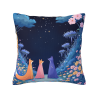 Housse de coussin en peluche Elfe de la Forêt - 18x18 pouces | OKOMALL
