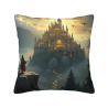 Mystical Forest Guardian Plush Pillow Cover - OkOmall