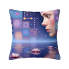 Housse de coussin en peluche à texture d'ondulation de rêve - Okomall