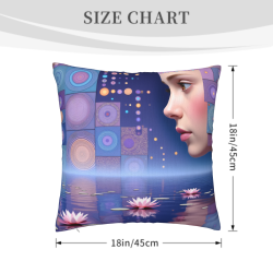 Housse de coussin en peluche à texture d'ondulation de rêve - Okomall