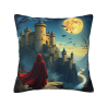 Cuscino in peluche con tema della foresta misteriosa - 18x18 pollici | Okomall