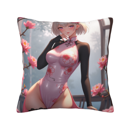 Taie d'Oreiller Anime Fille Fleur de Cerisier - Boutique Officielle Okomall