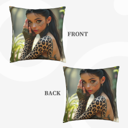 Beautiful Girl Plush Pillow Cover - OkOmall