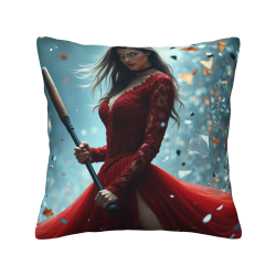 Меховый наволочка с двусторонней печатью "Dreamy Illusion" - okomall