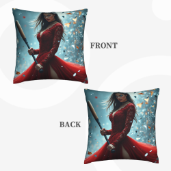 Housse de Coussin en Peluche Double Face 'Rêve Envoûtant' - okomall