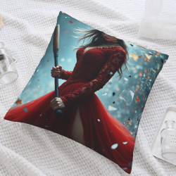 Housse de Coussin en Peluche Double Face 'Rêve Envoûtant' - okomall