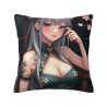 日系美少女毛绒抱枕套 - Okomall