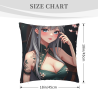 Japanese Cute Girl Plush Pillow Cover - Okomall