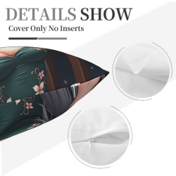 Japanese Cute Girl Plush Pillow Cover - Okomall