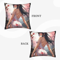 Dreamy Girl Double-Sided Plush Pillow Cover - Okomall