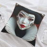 Federa cuscino in peluche a tema geisha - Okomall