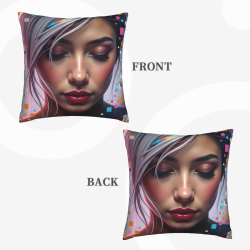 Exquisite Portrait Plush Pillow Cover - Okomall