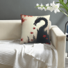 Housse de coussin en peluche à motif de forêt zen - Okomall