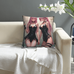 Federa Cuscino Anime Bella Ragazza a Doppio Lato - Okko Mall