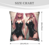 Housse de Coussin Anime Jolie Fille Double Face - Okko Mall