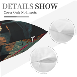 Plush Pillow Cover The Thinker - Double-Sided Print | Okomall