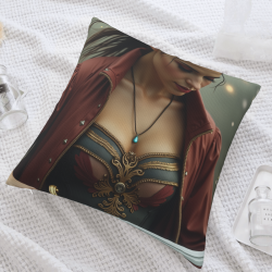 Housse de Coussin Motif Fée de la Forêt Enchantée - Okomall