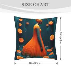 Housse de coussin en peluche à texture d'onde abstraite - Okomall