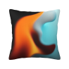 Funda de cojín de felpa abstracta de fluido - Okomall
