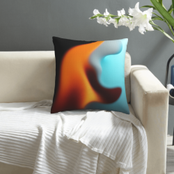 Abstract Fluid Plush Pillow Cover - Okomall