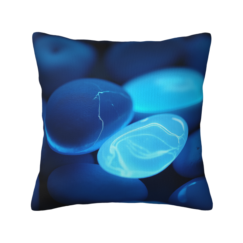 Funda de cojín de peluche abstracta con forma de gota de agua - Okomall
