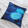 Cuscino peluche motivo goccia d'acqua astratto - Omal
