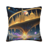 Housse de Coussin en Peluche Galaxie - Okomall